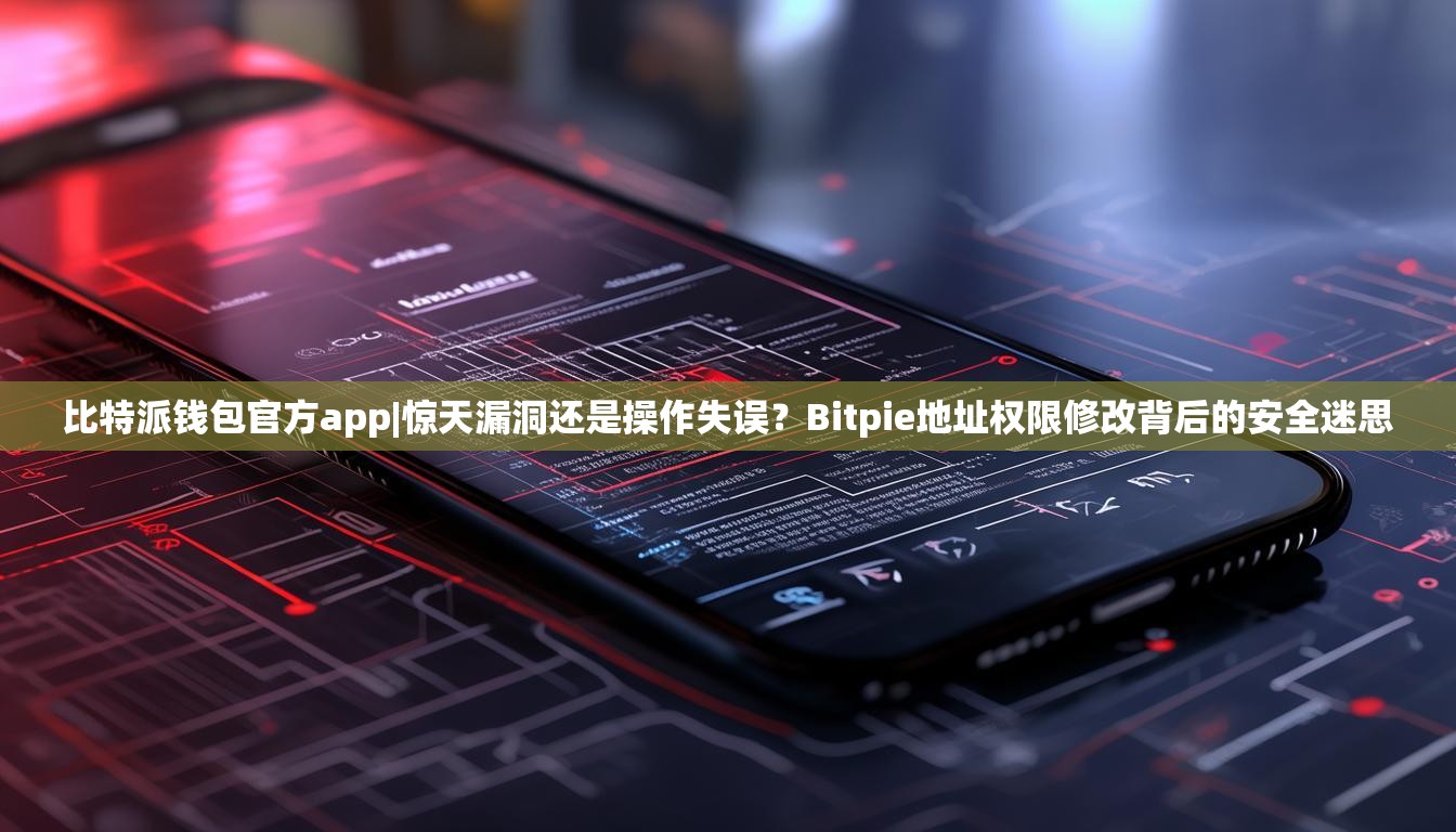 比特派钱包官方app|惊天漏洞还是操作失误？Bitpie地址权限修改背后的安全迷思