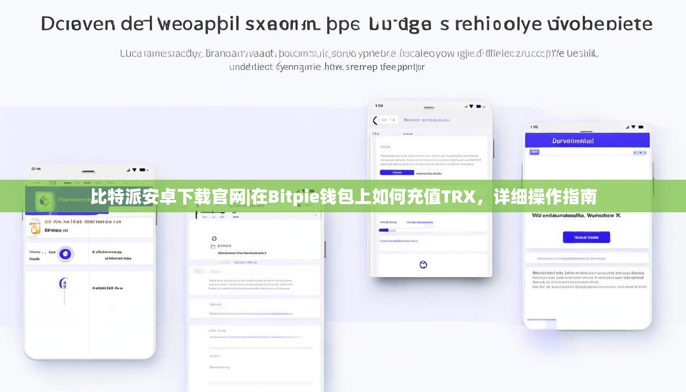 比特派安卓下载官网|在Bitpie钱包上如何充值TRX，详细操作指南