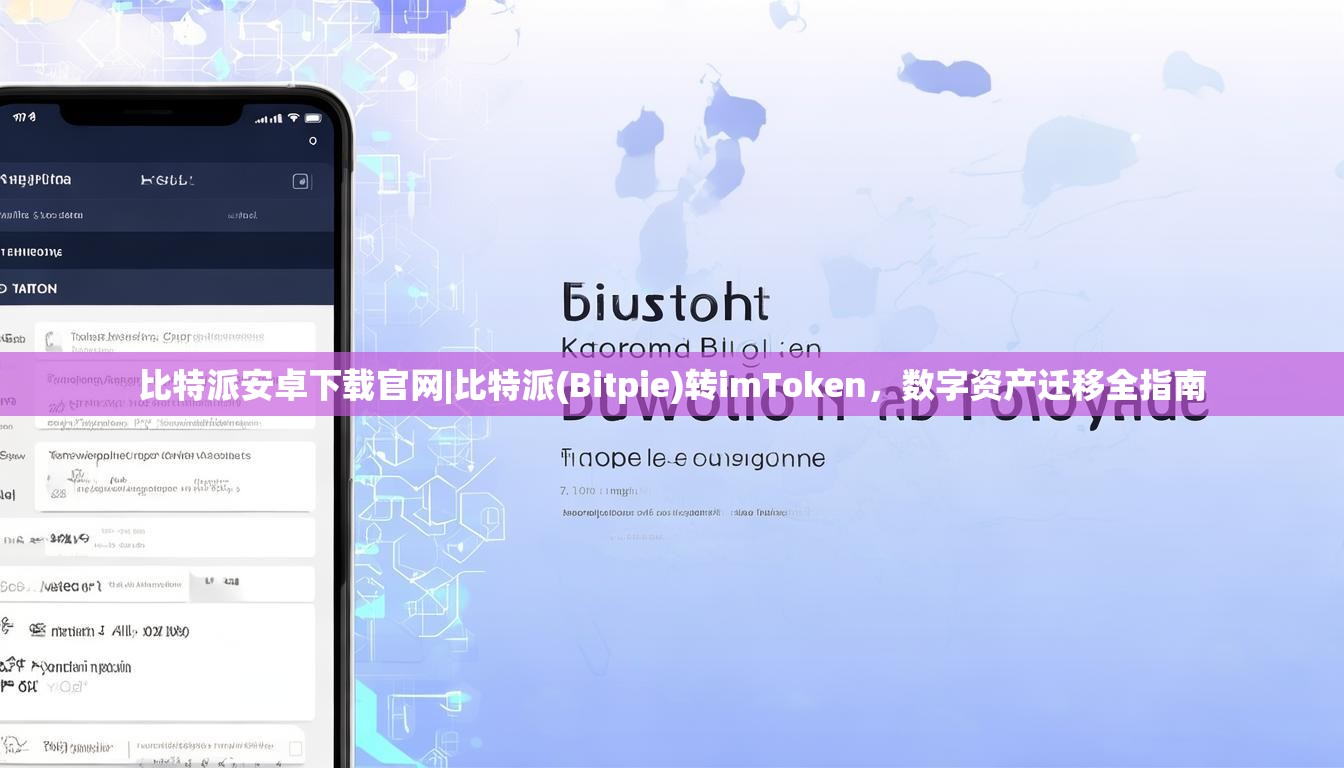 比特派安卓下载官网|比特派(Bitpie)转imToken，数字资产迁移全指南