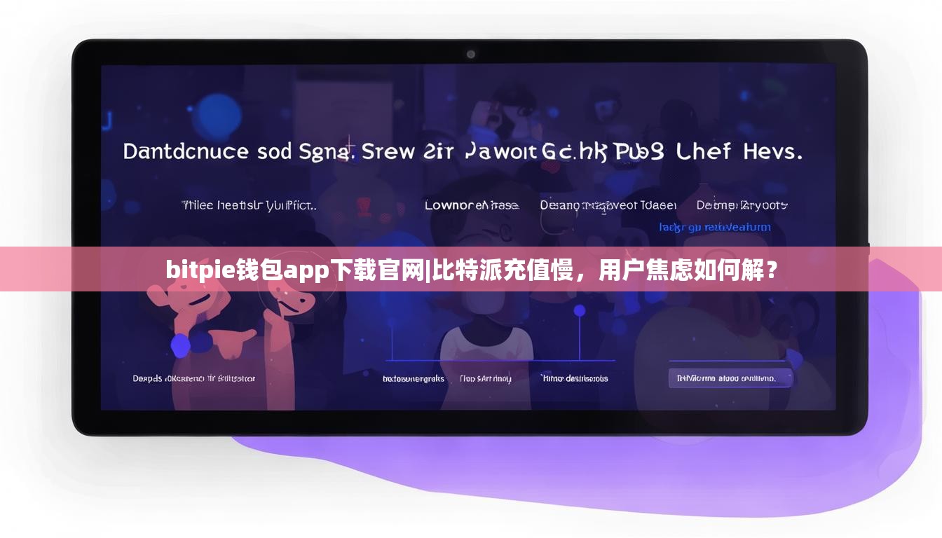 bitpie钱包app下载官网|比特派充值慢，用户焦虑如何解？