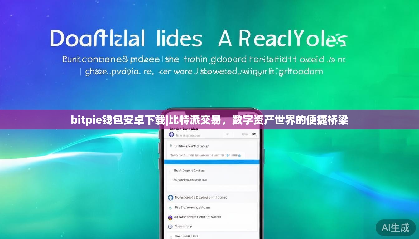bitpie钱包安卓下载|比特派交易，数字资产世界的便捷桥梁