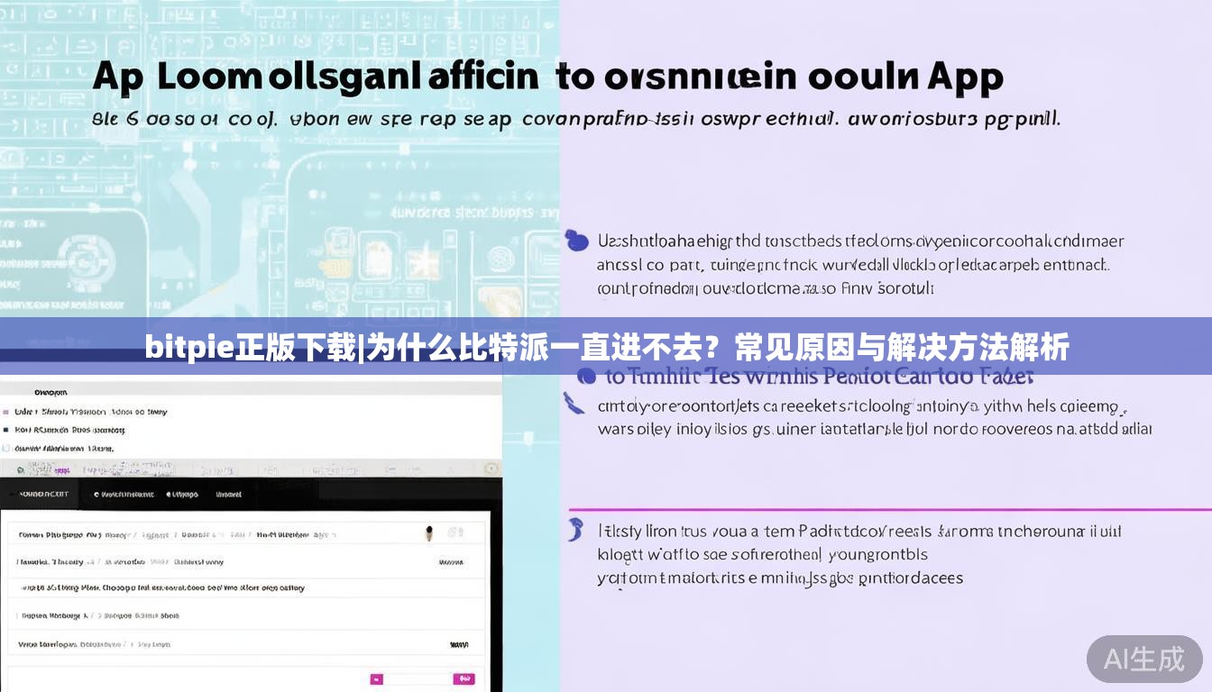 bitpie正版下载|为什么比特派一直进不去？常见原因与解决方法解析