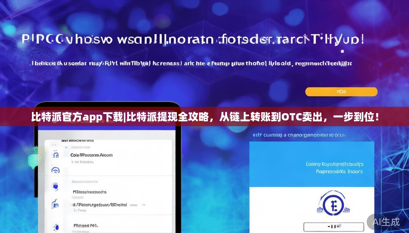 比特派官方app下载|比特派提现全攻略，从链上转账到OTC卖出，一步到位！