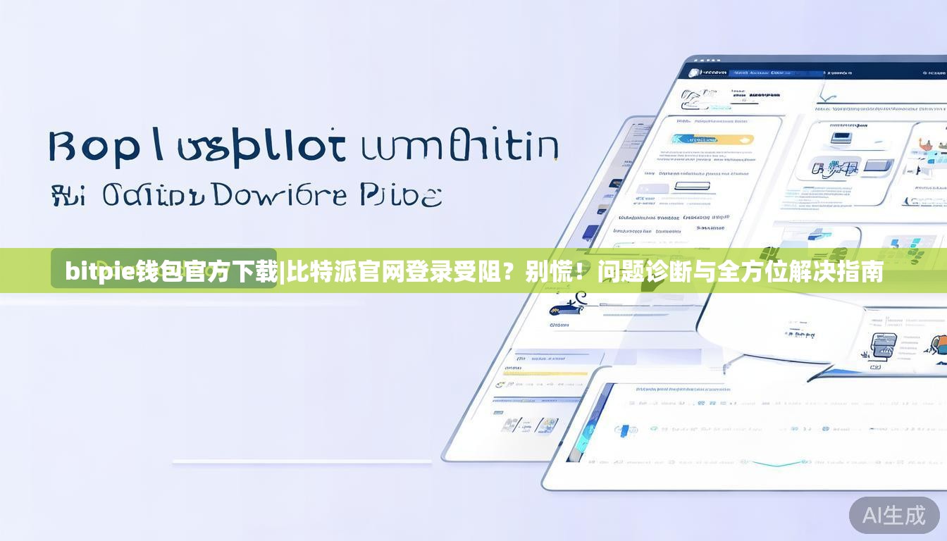 bitpie钱包官方下载|比特派官网登录受阻？别慌！问题诊断与全方位解决指南