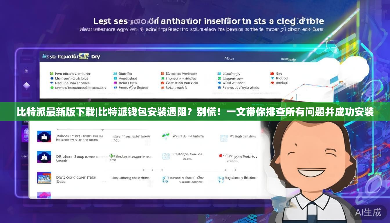 比特派最新版下载|比特派钱包安装遇阻？别慌！一文带你排查所有问题并成功安装