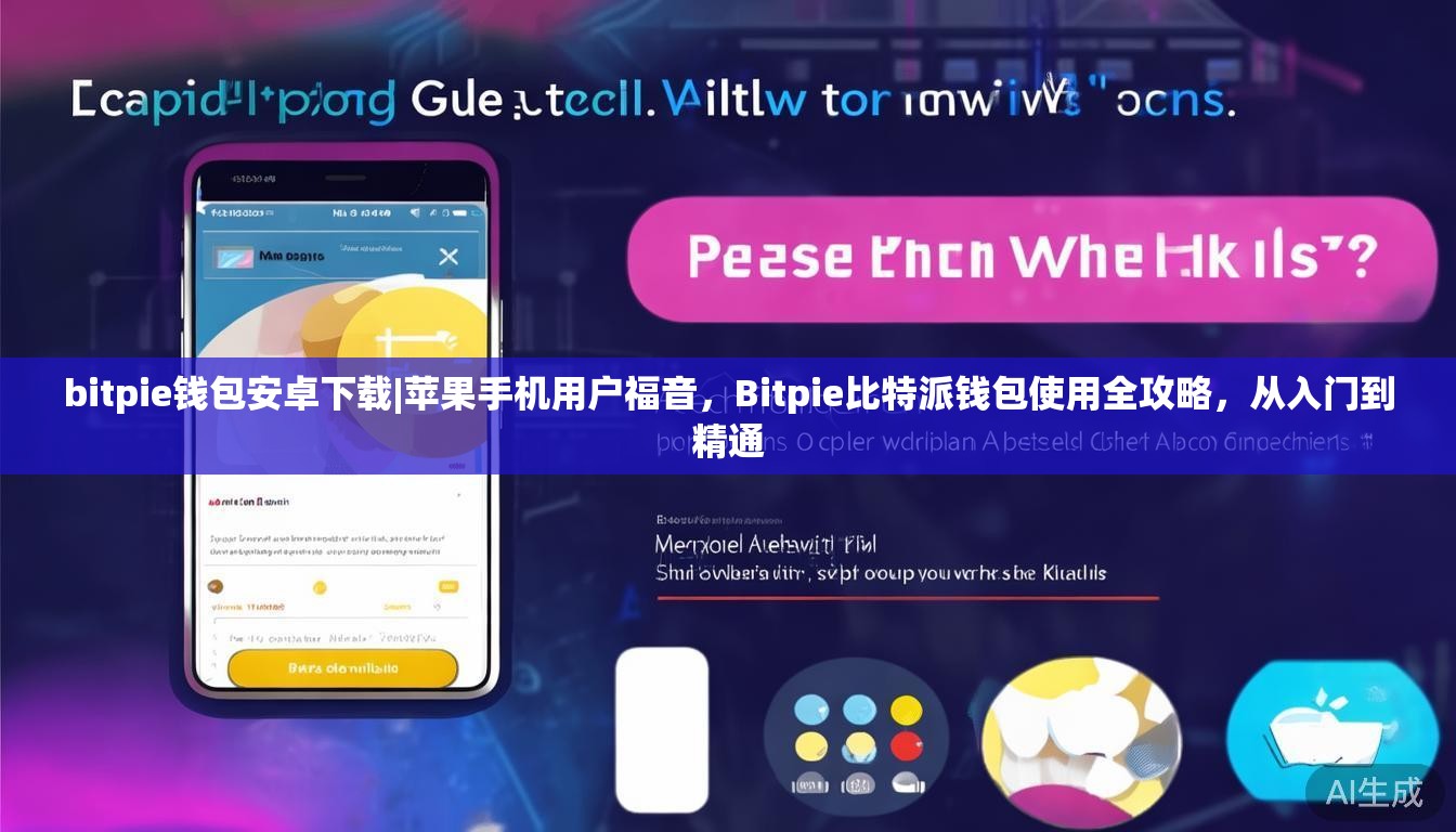 bitpie钱包安卓下载|苹果手机用户福音，Bitpie比特派钱包使用全攻略，从入门到精通