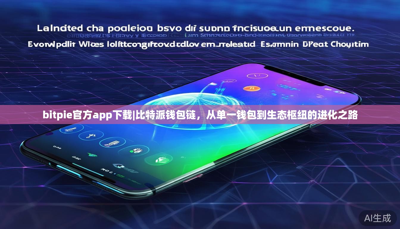 bitpie官方app下载|比特派钱包链，从单一钱包到生态枢纽的进化之路
