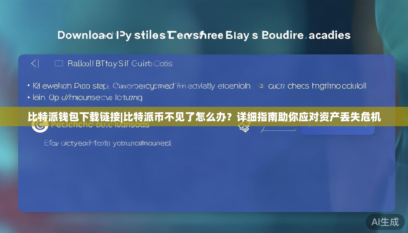比特派钱包下载链接|比特派币不见了怎么办？详细指南助你应对资产丢失危机