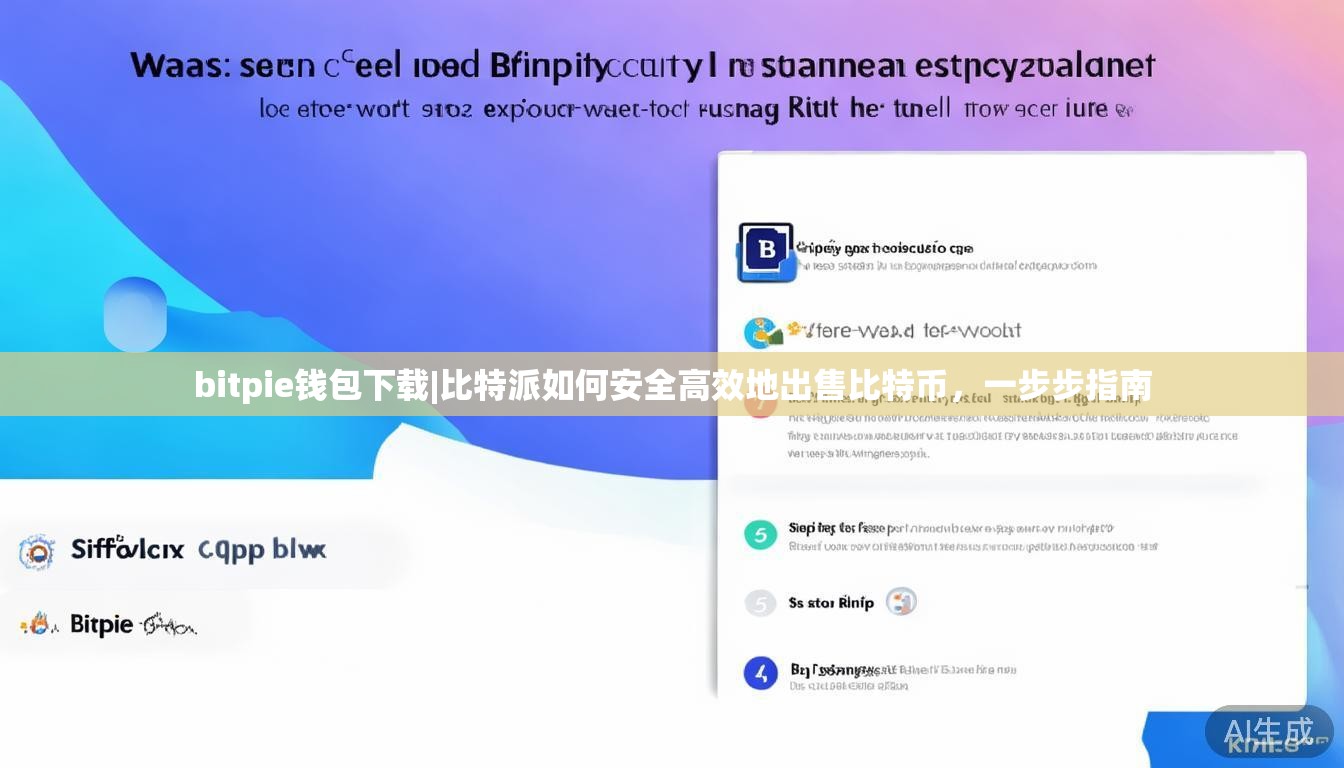 bitpie钱包下载|比特派如何安全高效地出售比特币，一步步指南
