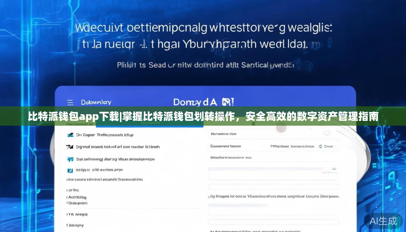 比特派钱包app下载|掌握比特派钱包划转操作，安全高效的数字资产管理指南