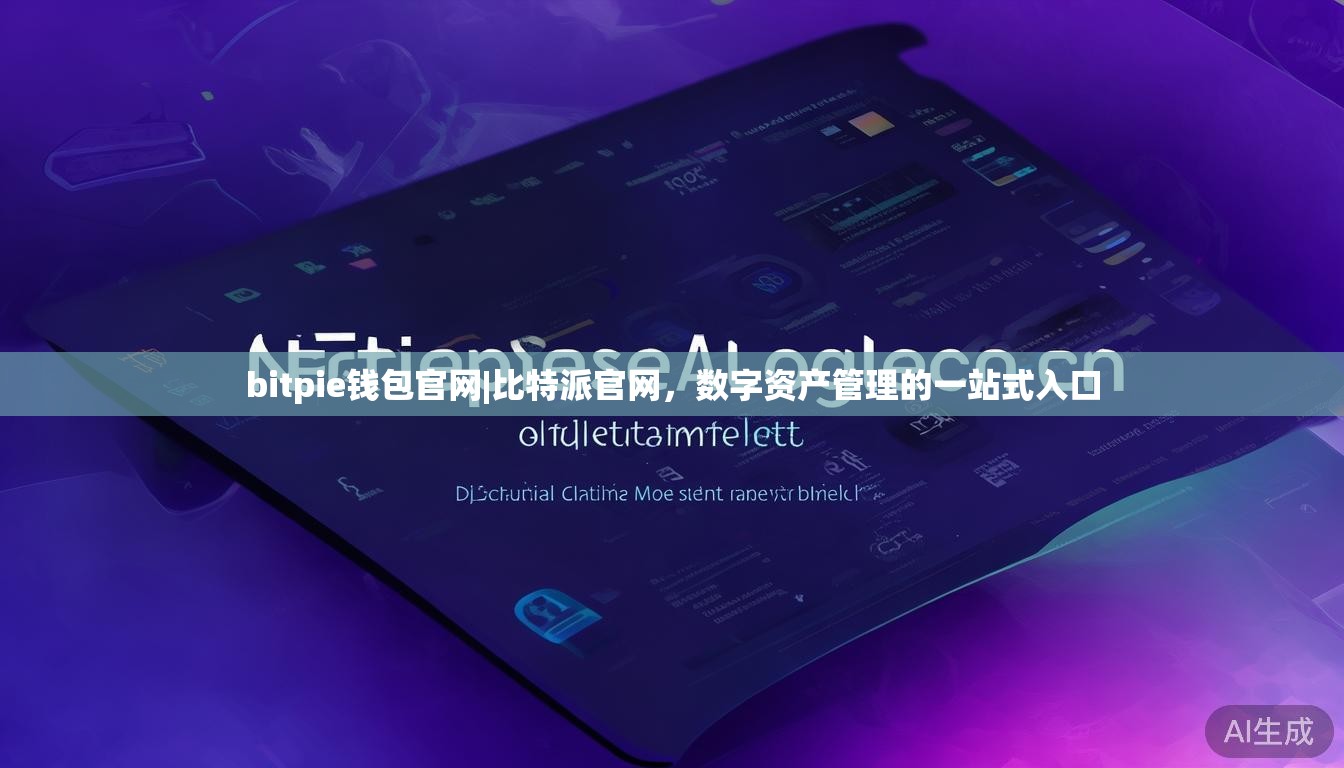 bitpie钱包官网|比特派官网，数字资产管理的一站式入口