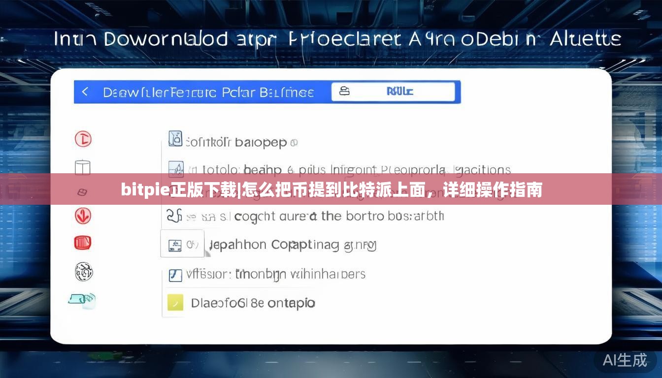 bitpie正版下载|怎么把币提到比特派上面，详细操作指南