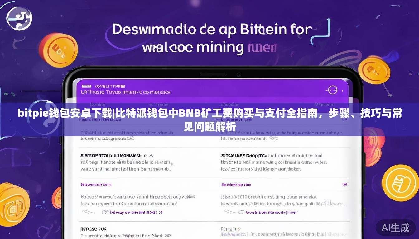 bitpie钱包安卓下载|比特派钱包中BNB矿工费购买与支付全指南，步骤、技巧与常见问题解析